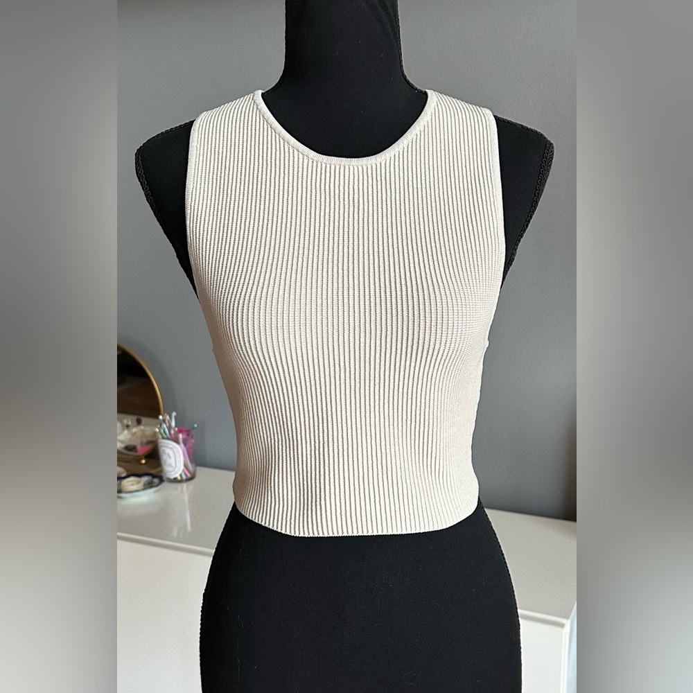 Aritzia Babaton Sculpt Cropped Tank